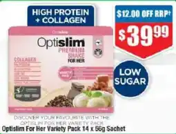 Chemist Warehouse Optislim For Her Variety Pack offer