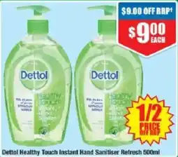 Chemist Warehouse Dettol Healthy Touch Instant Hand Sanitiser Refresh offer