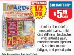 Chemist Warehouse Pain Blaster Heat Patches offer
