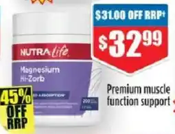 Chemist Warehouse Nutra-Life Magnesium Hi-Zorb offer