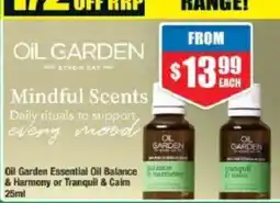 Chemist Warehouse Oil Garden Essential Oil Balance & Harmony or Tranquil & Calm offer