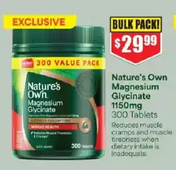 Chemist Warehouse Nature's Own Magnesium Glycinate offer