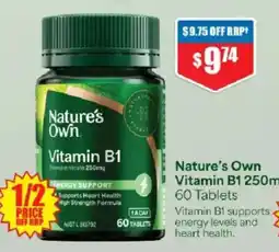 Chemist Warehouse Nature's Own Vitamin B1 offer