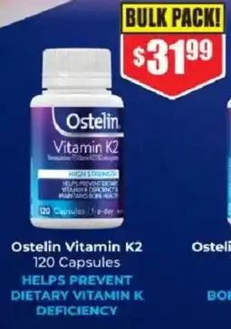 Chemist Warehouse Ostelin Vitamin K2 offer