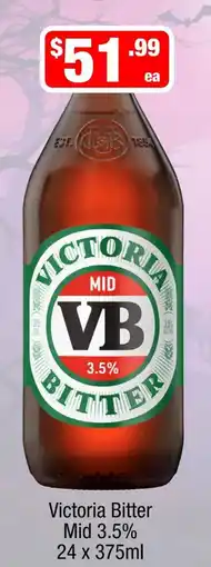 Liquor Stax Victoria Bitter Mid offer