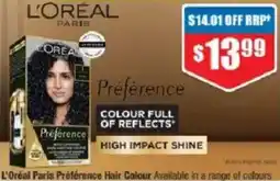 Chemist Warehouse L'Oréal Paris Préférence Hair Colour offer