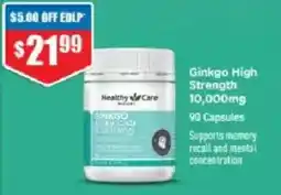 Chemist Warehouse Healthy Care Ginkgo High Strength offer
