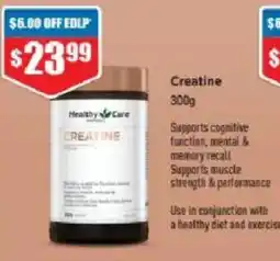 Chemist Warehouse Healthy Care Creatine offer