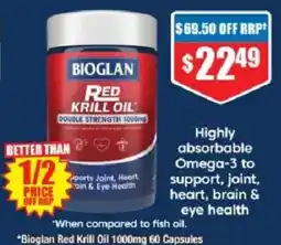 Chemist Warehouse Bioglan Red Krill Oil offer