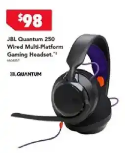 Harvey Norman JBL Quantum 250 Wired Multi-Platform Gaming Headset offer