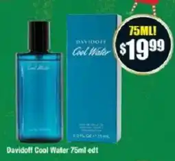 Chemist Warehouse Davidoff Cool Water 75ml edt offer