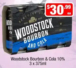 Liquor Stax Woodstock Bourbon & Cola offer