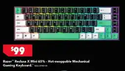 Harvey Norman Razer Reclusa X Mini 65% - Hot-swappable Mechanical Gaming Keyboard offer