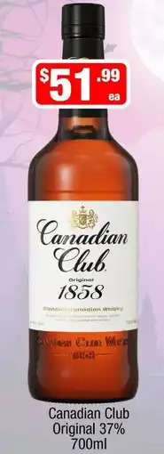 Liquor Stax Canadian Club Original offer