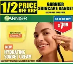 Chemist Warehouse Garnier Vitamin C Sorbet Cream offer