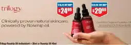 Chemist Warehouse Trilogy Rosehip Oil Antioxidant offer