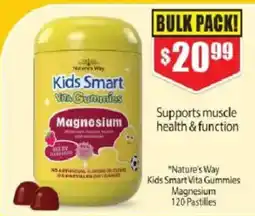 Chemist Warehouse Nature's Way Kids Smart Vita Gummies Magnesium offer