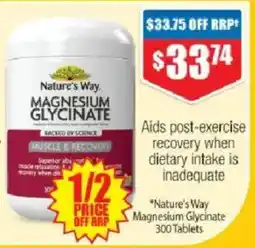Chemist Warehouse Nature's Way Magnesium Glycinate offer