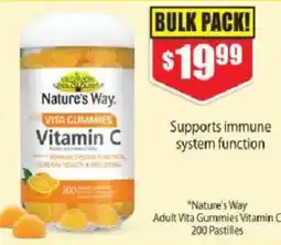 Chemist Warehouse Nature's Way Adult Vita Gummies Vitamin C offer