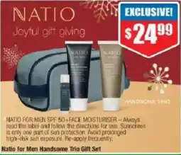 Chemist Warehouse Natio for Men Handsome Trio Gift Set offer