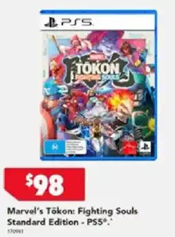 Harvey Norman Marvel's Tōkon: Fighting Souls Standard Edition offer