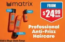 Chemist Warehouse Matrix Professional Anti-Frizz Haircare offer
