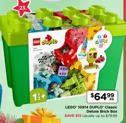 Toyworld LEGO* 10914 DUPLO* Classic Deluxe Brick Box offer