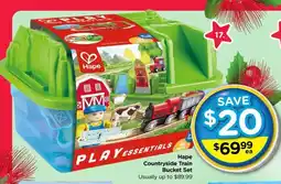 Toyworld Hape Countryside Train Bucket Set offer