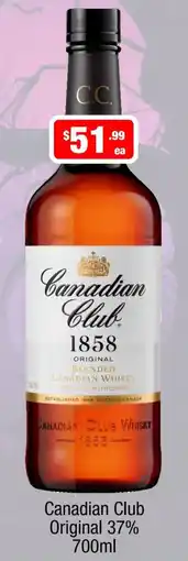 Liquor Stax Canadian Club Original offer