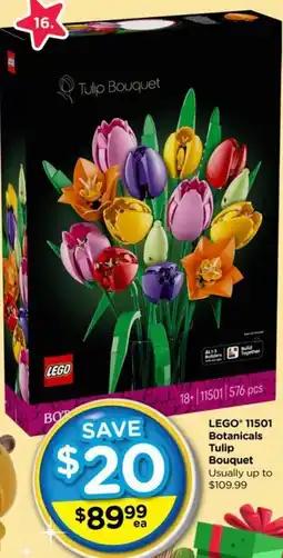 Toyworld LEGO Botanicals Tulip Bouquet offer