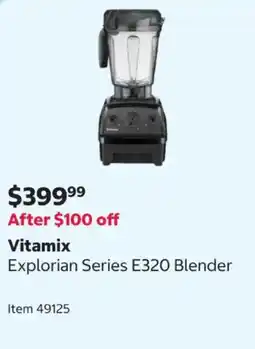 Costco Vitamix Explorian Series E320 Blender offer