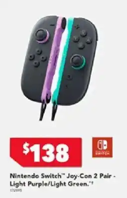 Harvey Norman Nintendo Switch™ Joy-Con 2 Pair - Light Purple/Light Green. offer
