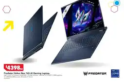 Harvey Norman Predator Helios Neo 16S AI Gaming Laptop offer
