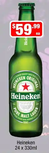 Liquor Stax Heineken Pure Malt Lager offer