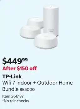 Costco TP-Link Wifi 7 Indoor + Outdoor Home Bundle BE5000 offer