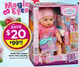 Toyworld Baby Born Emma offer