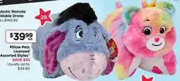 Toyworld Pillow Pets Licensed Assorted Styles offer
