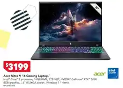 Harvey Norman Acer Nitro V 16 Gaming Laptop offer