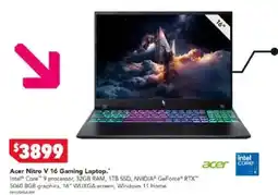 Harvey Norman Acer Nitro V 16 Gaming Laptop offer