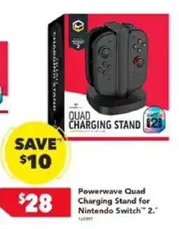 Harvey Norman Powerwave Quad Charging Stand for Nintendo Switch 2. offer