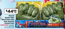 Toyworld Marvel Spider-Man Brand New Day Hulk Gamma Smash Fists offer