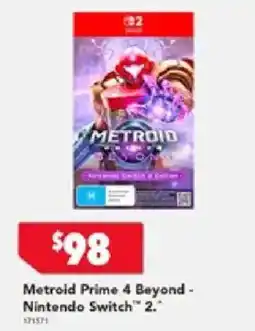Harvey Norman Metroid Prime 4 Beyond - Nintendo Switch offer