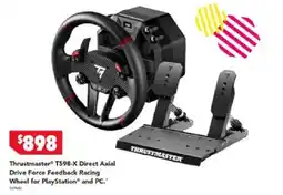Harvey Norman Thrustmaster T598-X Direct Axial Drive Force Feedback Racing Wheel for PlayStation and PC. offer