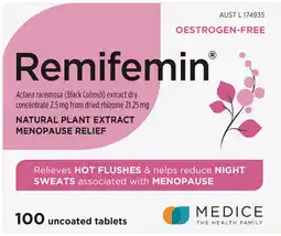 Pharmacy Best Buys Remifemin 100 Tablets offer