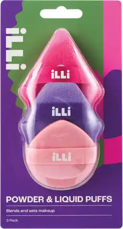 Priceline iLLi Powder & Liquid Puffs offer