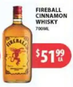 Star Liquor Fireball Cinnamon Whisky offer