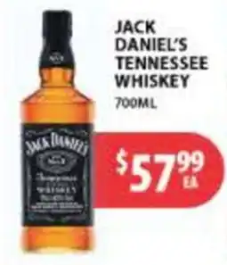 Star Liquor Jack Daniel's Tennessee Whiskey offer