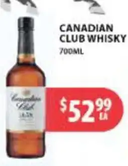 Star Liquor Canadian Club Whisky offer