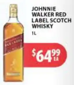 Star Liquor Johnnie Walker Red Label Scotch Whisky offer