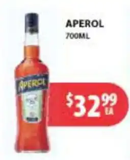 Star Liquor Aperol offer